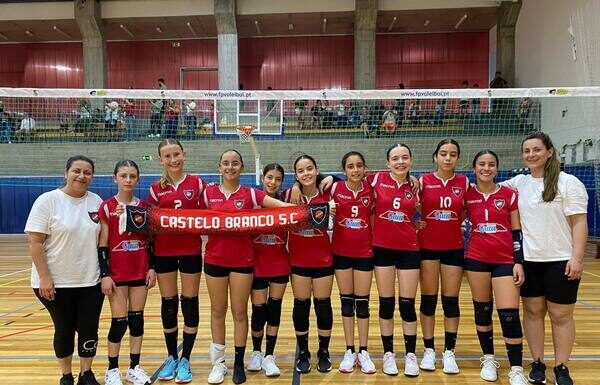 Voleibol – XXV Encontro Regional de Minis Femininos | Bronze para Castelo Branco