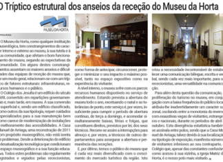 O Tríptico estrutural dos anseios da receção do Museu da Horta