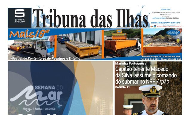 Capa | Edição n.º 1142, 2 de agosto de 2024 – Especial Semana do Mar