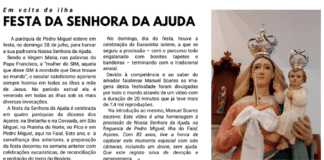 Em volta da ilha | Festa da Senhora da Ajuda