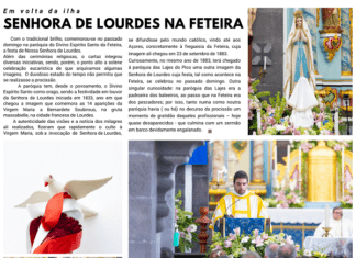 Em volta da ilha | Senhora de Lourdes na Feteira