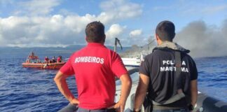 Auxiliados sete tripulantes de veleiro com incêndio a bordo ao largo de Vila Franca do Campo na ilha de São Miguel