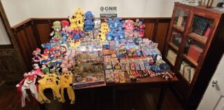 GNR Açores | Ilha do Faial – Apreensão de artigos contrafeitos