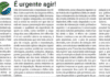 É urgente agir!