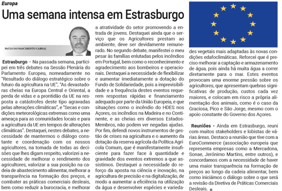 Europa | Uma semana intensa em Estrasburgo