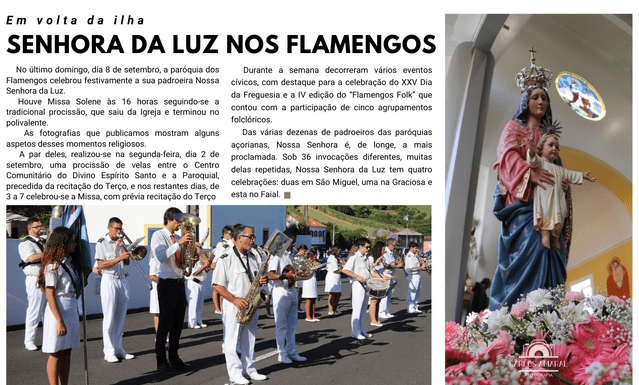 Em volta da ilha | Senhora da Luz nos Flamengos