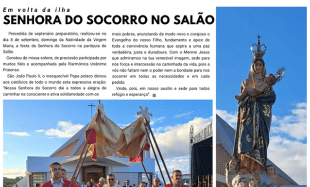 Em volta da ilha | Senhora do Socorro no Salão
