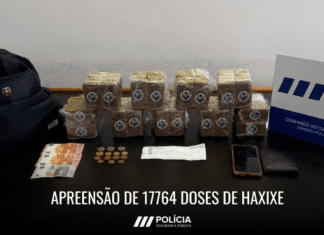 Madalena do Pico – PSP apreende de 17764 doses de Haxixe