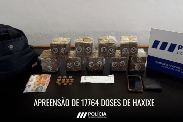 Apreensão de 17764 doses de Haxixe - Madalena do Pico