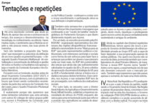 Europa | Tentações e repetições