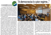 “A democracia é o pior regime…”