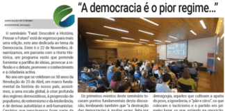“A democracia é o pior regime…”