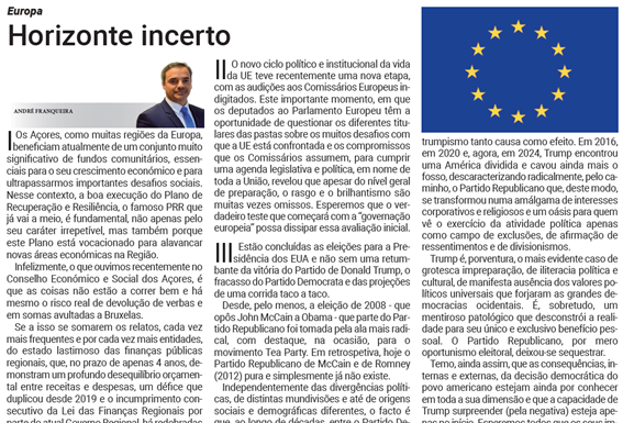 Europa | Horizonte incerto