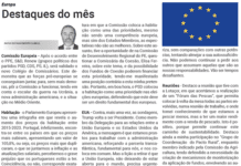 Europa | Destaques do mês