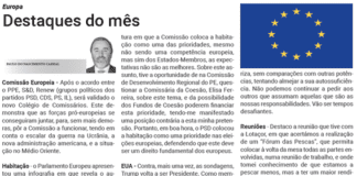 Europa | Destaques do mês