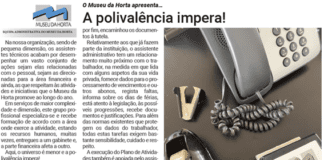 O Museu da Horta apresenta… | A polivalência impera!