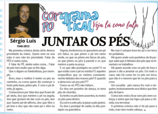 Corpo Gramatical | 3.º Juntar os Pés