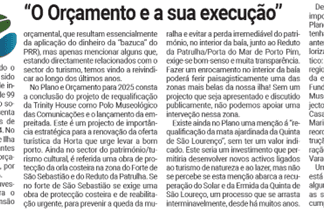 “O Orçamento e a sua execução”