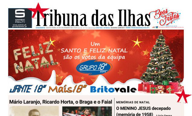 Capa | Edição Especial de Natal n.º1163, 20 de dezembro de 2024