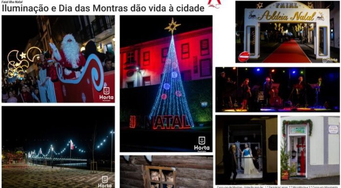 Faial Ilha Natal | Iluminação e Dia das Montras dão vida à cidade