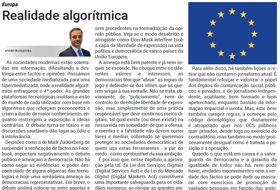 Europa | Realidade algorítmica