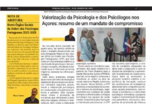 Página da Responsabilidade da Delegação Regional dos Açores da Ordem dos Psicólogos Portugueses