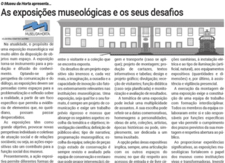 O Museu da Horta apresenta… As exposições museológicas e os seus desafios