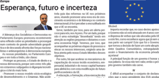 Europa | Esperança, futuro e incerteza