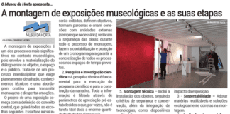 O Museu da Horta apresenta… | A montagem de exposições museológicas e as suas etapas 12:12 (há 3 horas) para Tribuna A polivalência impera!