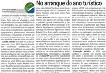 No arranque do ano turístico