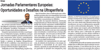 Europa | Jornadas Parlamentares Europeias: Oportunidades e Desafios na Ultraperiferia