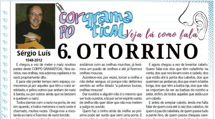 Corpo Gramatical | 6.º Otorrino