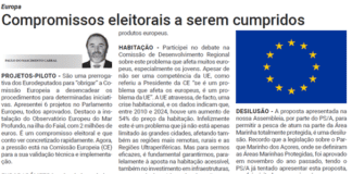Europa | Compromissos eleitorais a serem cumpridos
