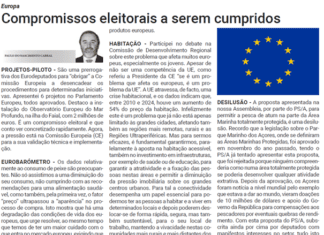 Europa | Compromissos eleitorais a serem cumpridos