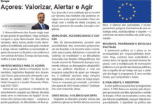 Europa | Açores: Valorizar, Alertar e Agir