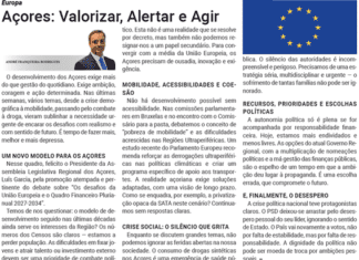 Europa | Açores: Valorizar, Alertar e Agir