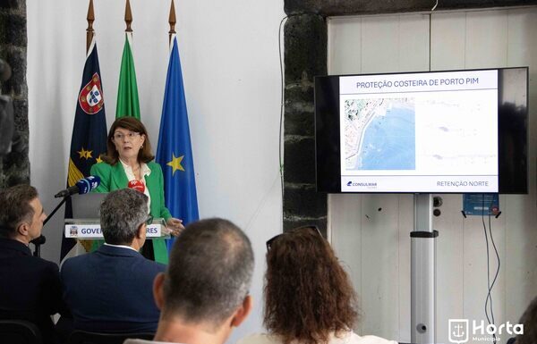 Orla costeira do Porto Pim | Apresentado estudo prévio da empreitada de proteção da baía