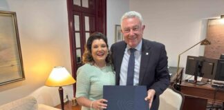 Vice-Presidente do Governo recebeu em audiência Vice-Governadora de Santa Catarina