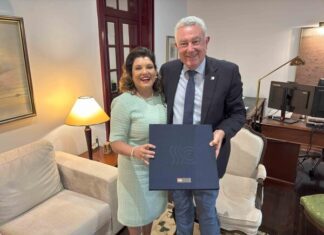 Vice-Presidente do Governo recebeu em audiência Vice-Governadora de Santa Catarina