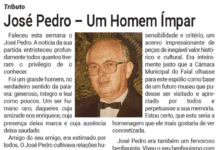 Tributo | José Pedro – Um Homem Ímpar