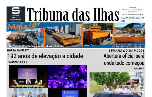 Capa | Edição n.º 1190, 11 de julho de 2025