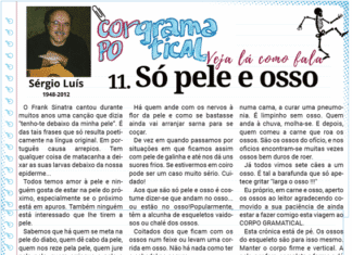 Corpo Gramatical | 11. Só pele e osso