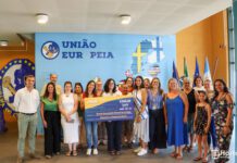 Rainha da Semana do Mar entrega prémio solidário à Escola Secundária Manuel de Arriaga