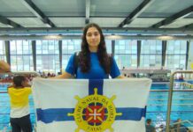 Natação | Isabel Rosa marcou presença em campeonato nacional
