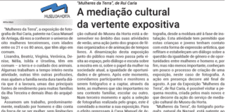 “Mulheres da Terra”, de Rui Caria | A mediação cultural da vertente expositiva