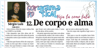 Corpo Gramatical | 12. De corpo e alma
