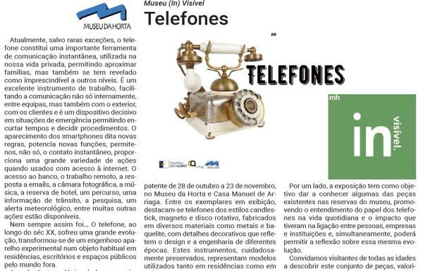 Museu (In) Visível | Telefones