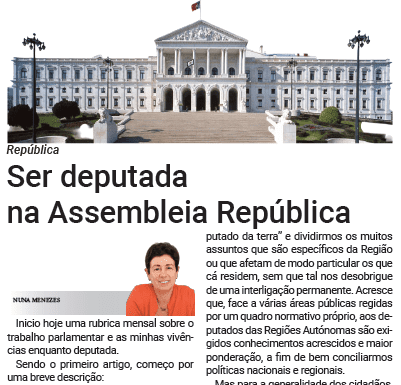 República | Ser deputada à Assembleia da República