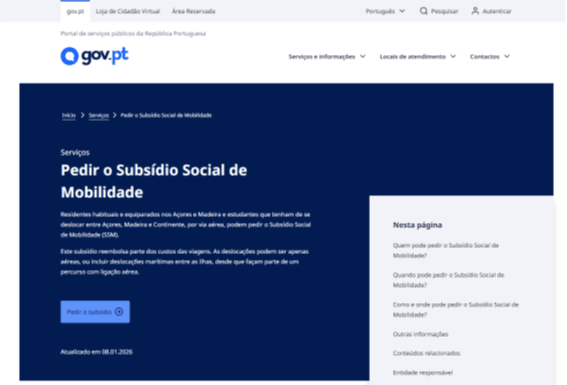 Subsídio Social de Mobilidade | Plataforma está em funcionamento, mas novas regras não agradam ao Governo Regional