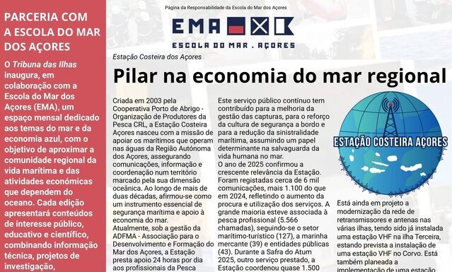 Página da Responsabilidade da Escola do Mar dos Açores